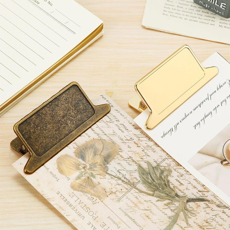 Heavy Duty Metal Paper Clamps Document Organiser Clip For Scrapbooking and Files Notes Bills Receipt Organization