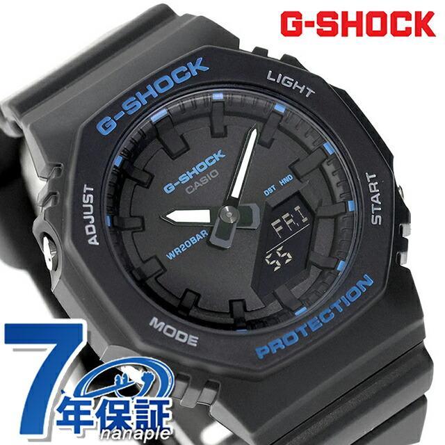 

g-shock G-SHOCK quartz battery operated GMA-P2100BA-1A ladies watch brand Casio casio analog digital black black