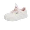 2025 autumn new macaron little white shoes women's leather surface student board shoes casual shoes increase ins tide N8002
