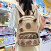 High-Capacity Capybara Backpack - Japanese Cartoon Schoolbag for Students and Travel