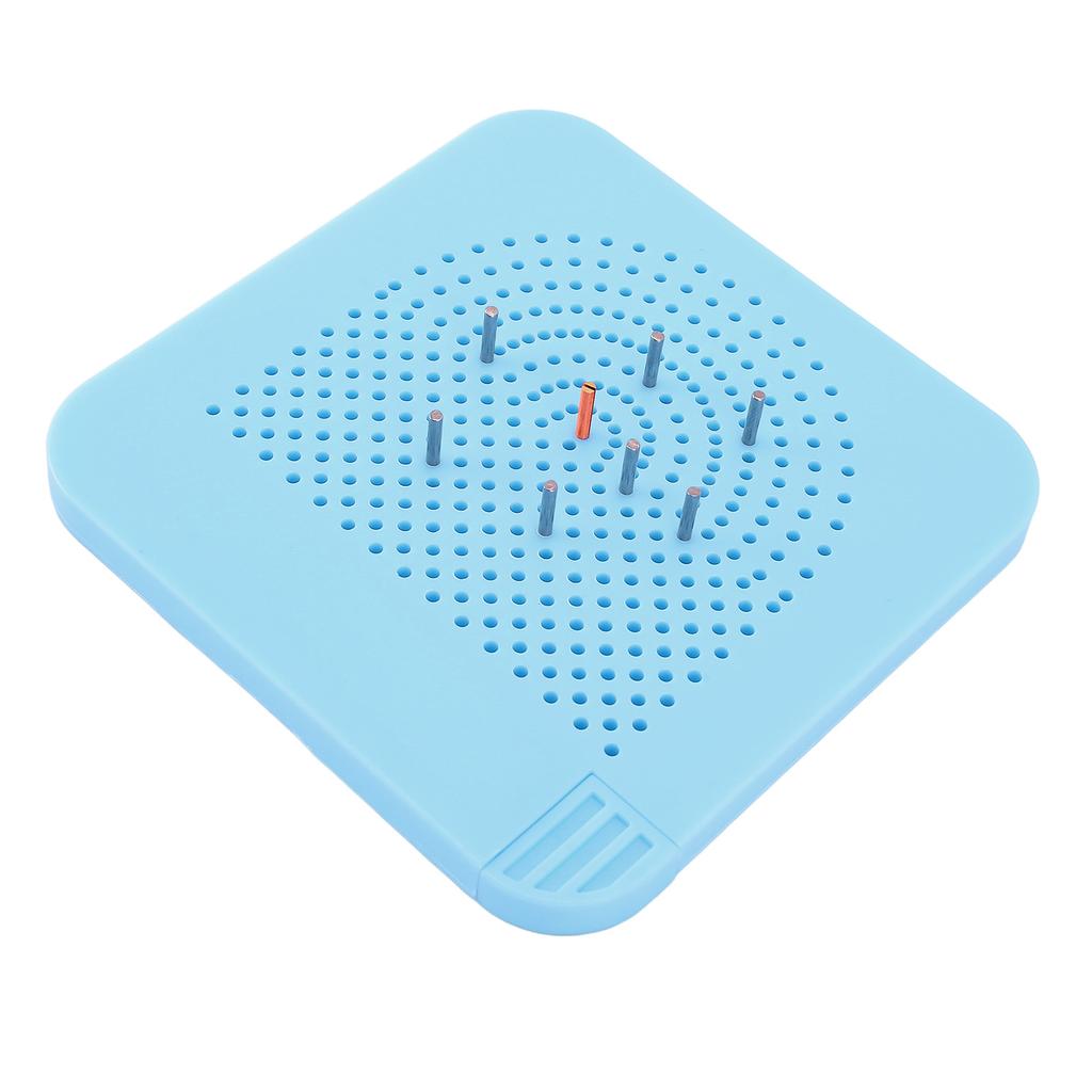 Quilling Guide Board with Storage Drawer and 20Pcs Pins Paper Strip Winding Disc for Crafts Making