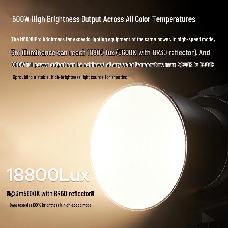 Godox M600BI Bi-Color LED Video Light