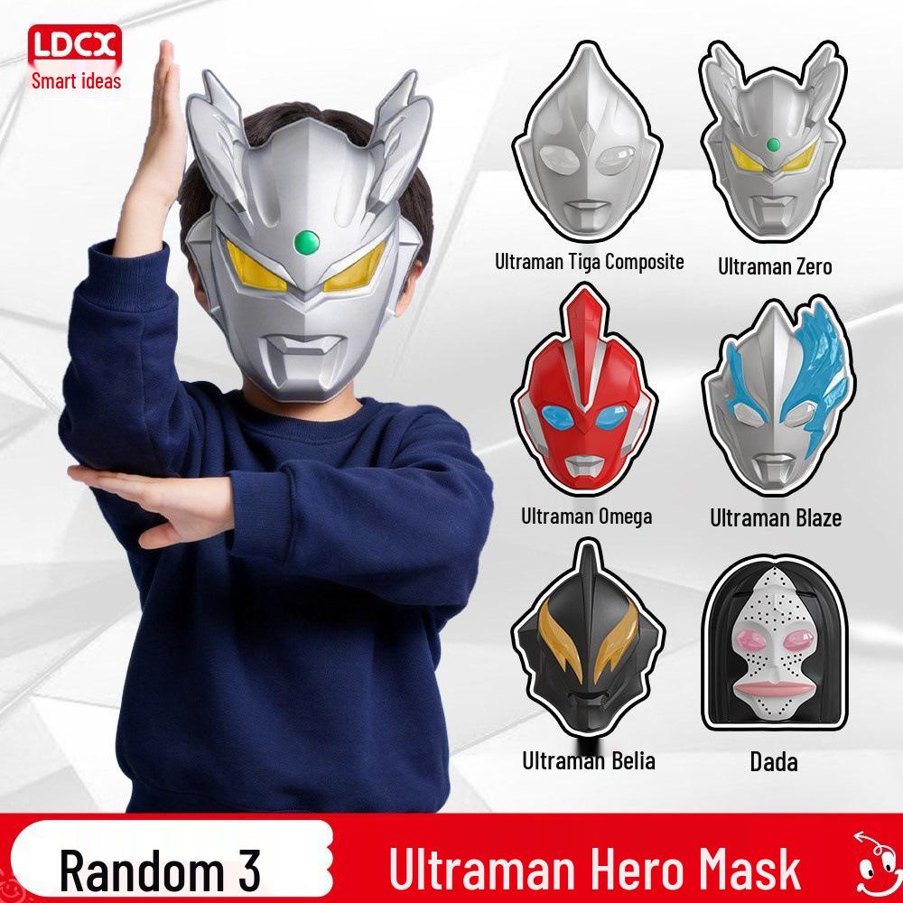 Non-Toxic Ultraman Tiga Zero Monster Helmet Mask for Boys – Not Luminous