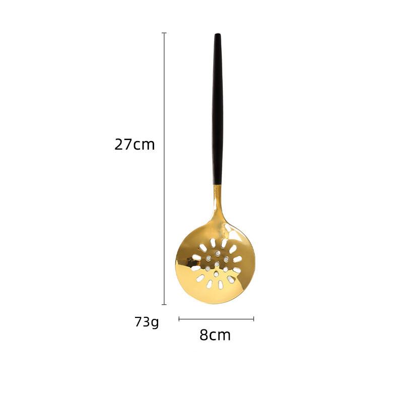 New Stainless Steel Kitchen Cooking Utensils Rice Spatula Shovel Soup Spoon Colander Household Creative Kitchenware Accessories