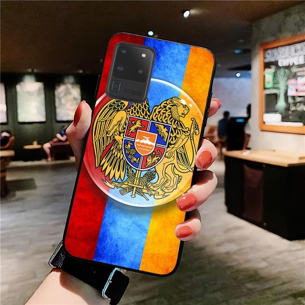 Armenia Armenians Flag Phone Case For Samsung S 9 10 20 21 22 23 30 23plus lite Ultra FE S10lite Fundas