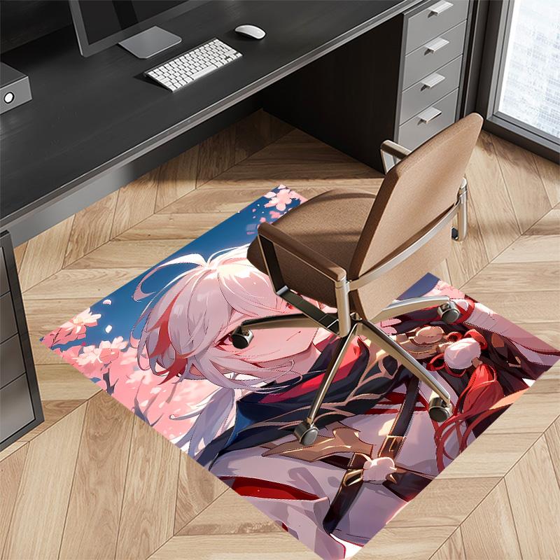 Genshin Impact characters6 Printed Absorbent Washable Carpet, Non-Slip Bathroom Mats, Kitchen Rugs, Yoga Mat,Living Room Entrance, Camping Picnic Rugs