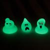 50pcs Cartoon Halloween Luminous Water Elf Figurine Waterdrop Statue Toy  Micro Landscape Ornaments
