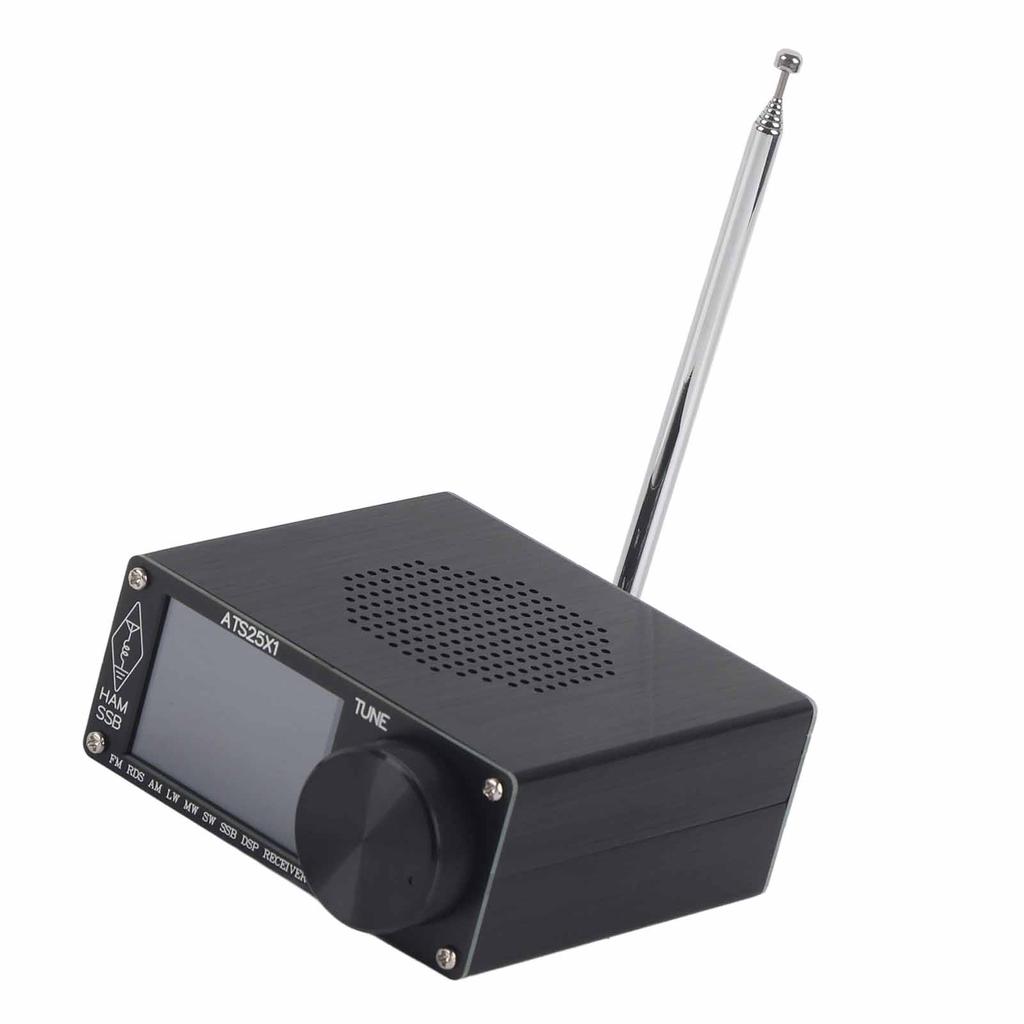 Celopásmový rádiový přijímač LW MW SW SSB AM FM HAM Přenosný celopásmový rádiový přijímač s anténou