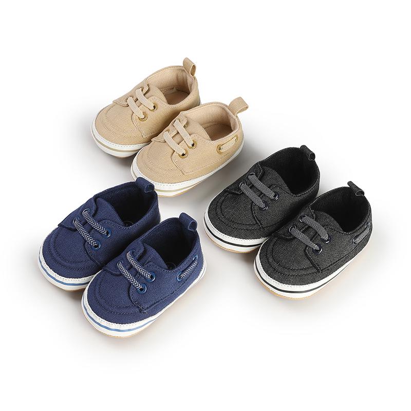 Non-Slip Canvas Slip-On Shoes for Babies 6-12 Months – Soft Sole, Stay-On Design for Boys and Girls