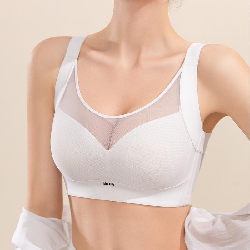

Женский shapewear-бюстгальтер-бандо с поддержкой по бокам и сетчатыми вставками 85C белый