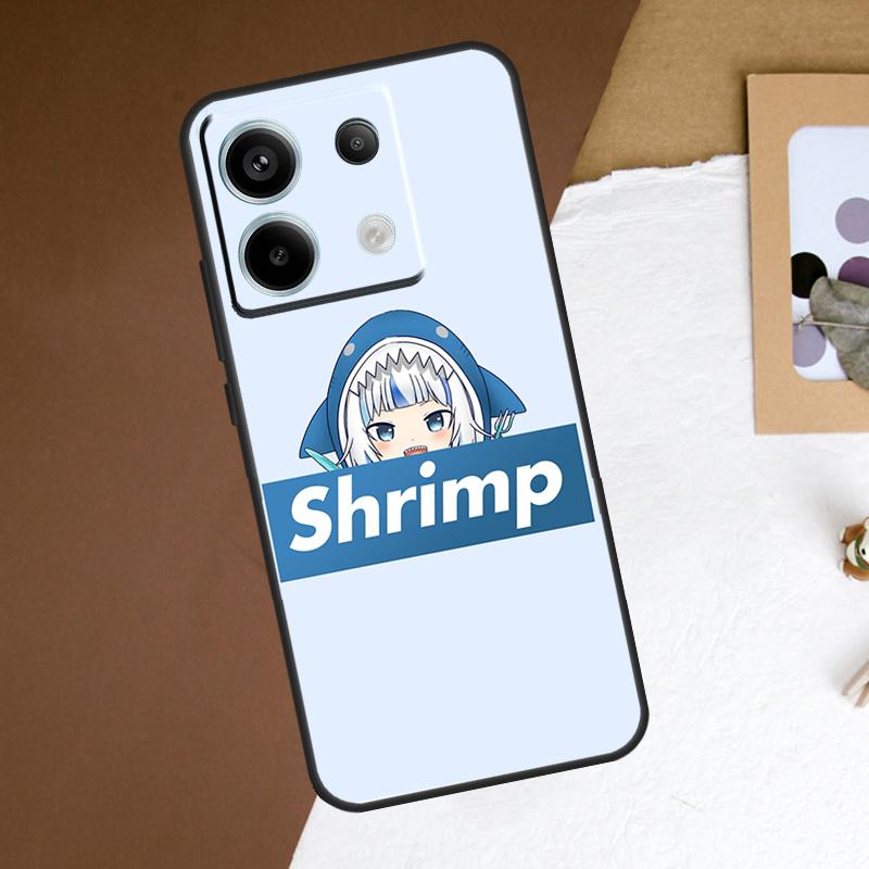 Gawr Gura Hololive Anime Case For Xiaomi Redmi Note 14 12 11 10 13 15 Pro Plus Redmi 14C 15C 15 13 10C 12C 13C Cover