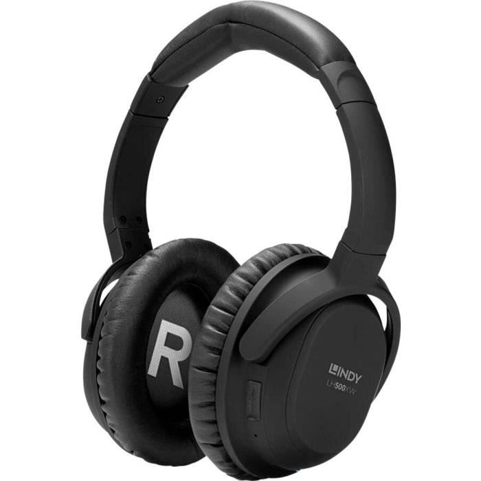 Casque Hi-Fi - LINDY - LH500XW - Bluetooth - Noise Cancelling - Autonomie 15h