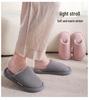 2024 Thick-Soled Plush Cotton Slippers: Non-Slip Warm Indoor Footwear for Men & Women