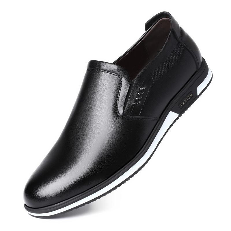 

Новые мужские туфли, кроссовки, увеличивающие рост, обувь на 6 см, кожаные туфли, мужская повседневная обувь, увеличивающая рост 44 чёрный