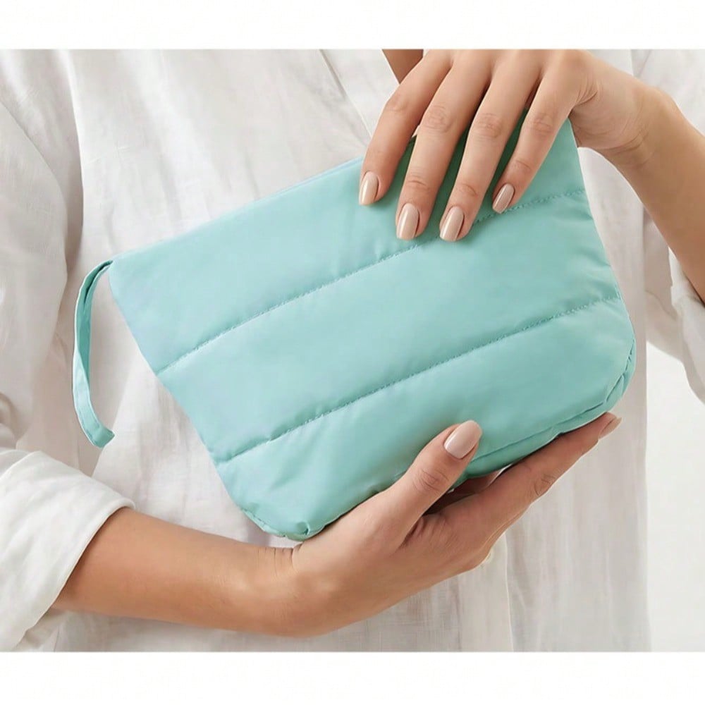 Fluffy Cloud Bag Glossy Cosmetic Bag Women's Travel Waterproof Wash Storage Bag