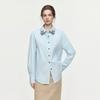 ELLE French Style Embroidered Cotton Shirt