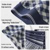 LANGSHA Men's Printed Antibacterial Cotton Boxer Briefs