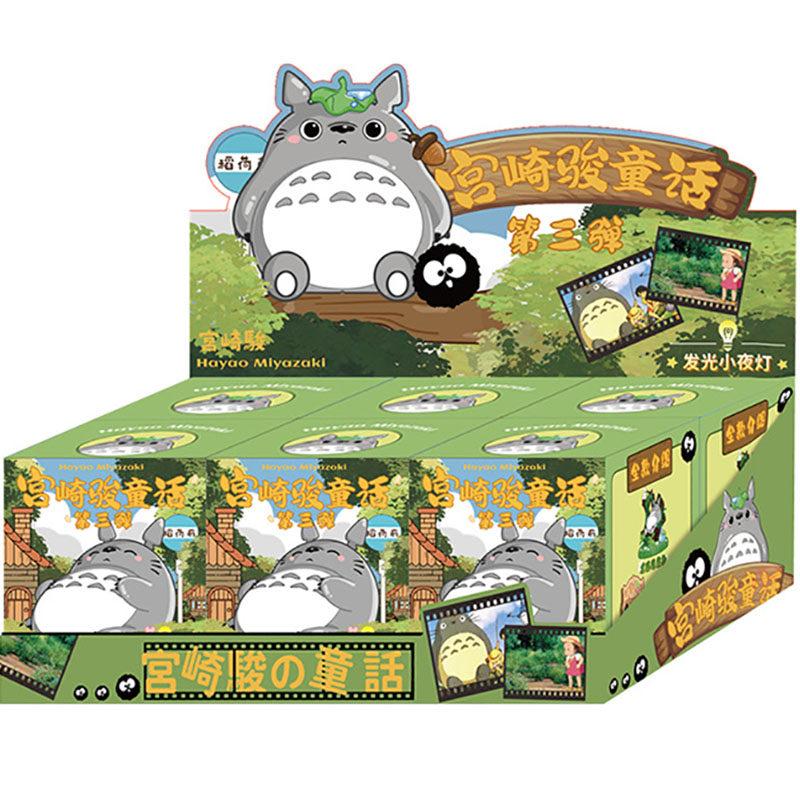 In Stock Miyazaki Hayao Fairy Tale Third Play Blind Box Lamp Desktop Ornaments Birthday Surprise Handmade Holiday Gifts