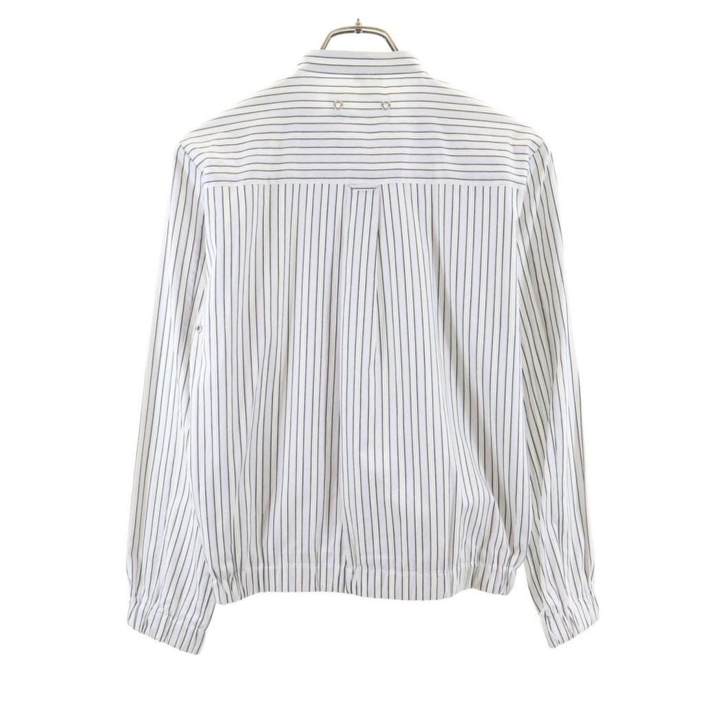 LEMAIRE made in Japan stripe cotton Zip jacket 1 White system Men's Used