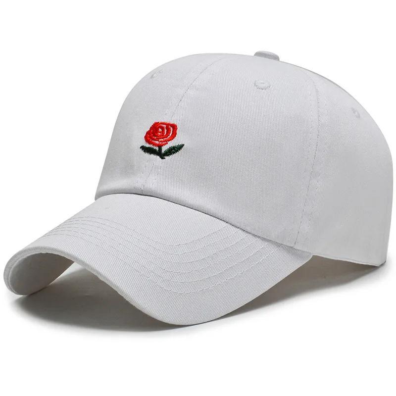 1 Pcs New Rose Baseball Hats For Men And Women Spring And Summer Outdoor Sunscreen Embroidered Duck Tongue Hats Casual Sun Hats