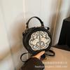 Fashion Niche Embroidered Bag Women's 2025 New New Chinese Versatile Messenger Bag Popular National Style Portable Small Round Bag