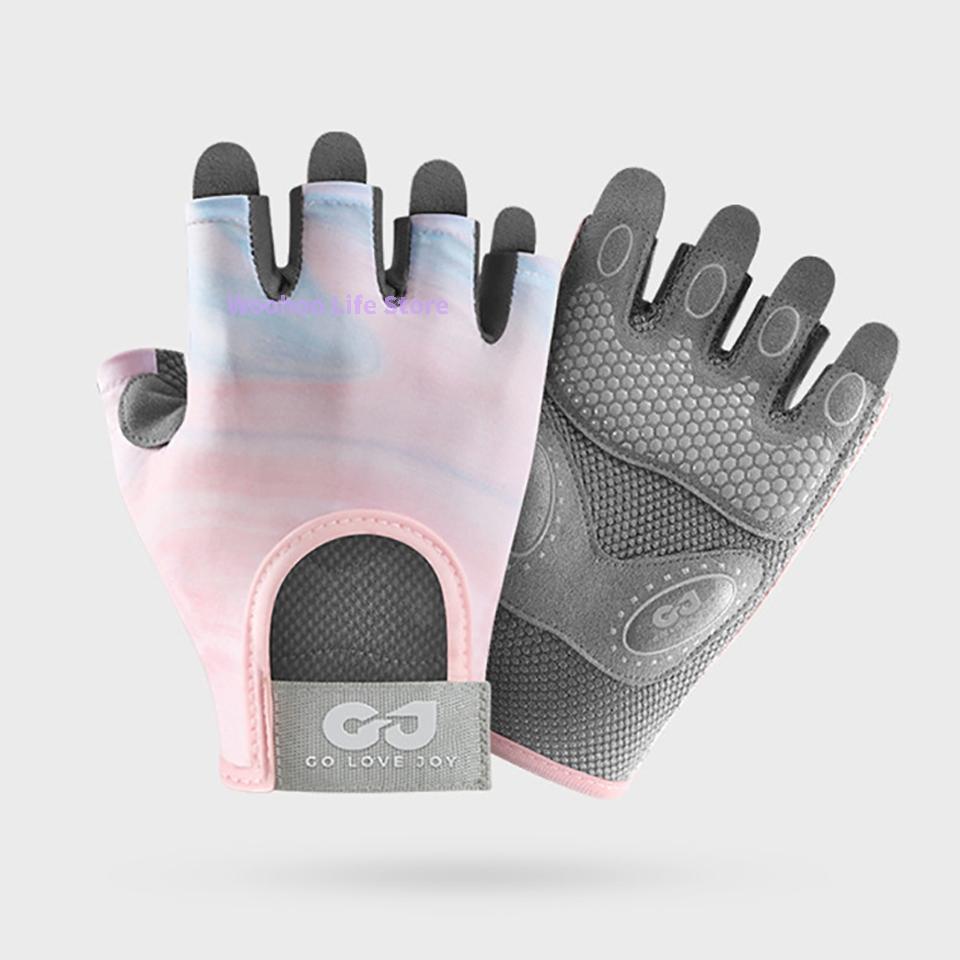 Half Finger Anti-Blister Cycling & Weightlifting Gloves Shock Absorbing Gym Workout Fitness Gloves for Men And Women