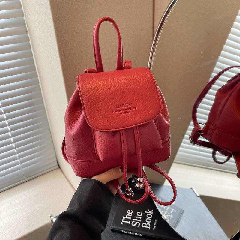 Backpack Women's New Fashion Backpack Versatile Portable Bucket Bag