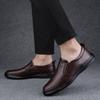 Leder Business Schuhe Herren Luxusmarke Herren Bequeme Slipper Handgefertigt Herren Freizeitschuhe Neu Alleskombinierbare Ballerinas für Herren