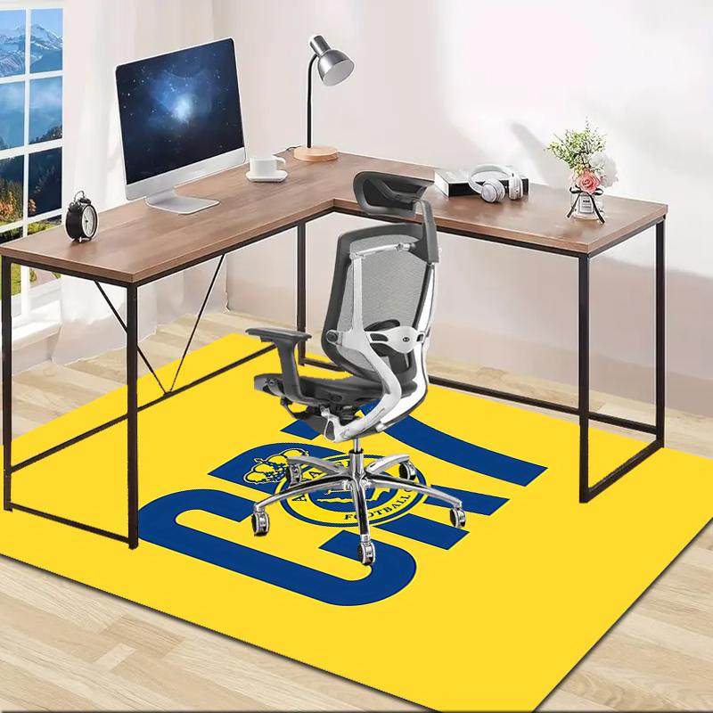 1pc Football Team Design Area Rug - Non-Slip, Soft & Cozy Floor Mat for Living Room, Bedroom, Office - Indoor/Outdoor Decorative Carpet