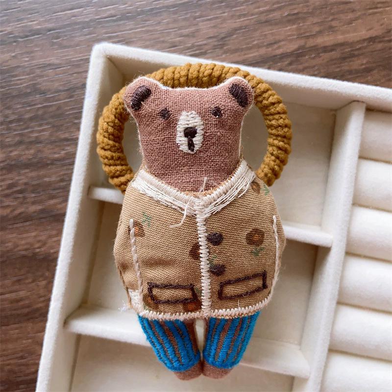 Kid Cute Animal Hair Tie Elastic Rabbit Hair Rubber Bands for Girls Baby Elephant Hair Rope Child Hairbands Hair Accessories