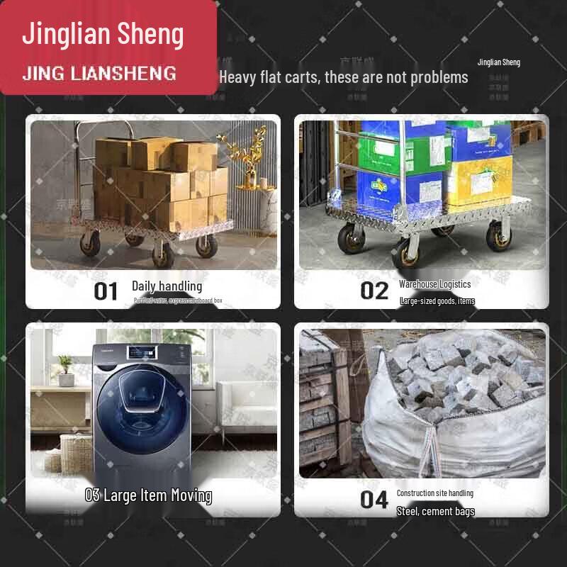 Jingliansheng Heavy Duty Folding Platform Cart