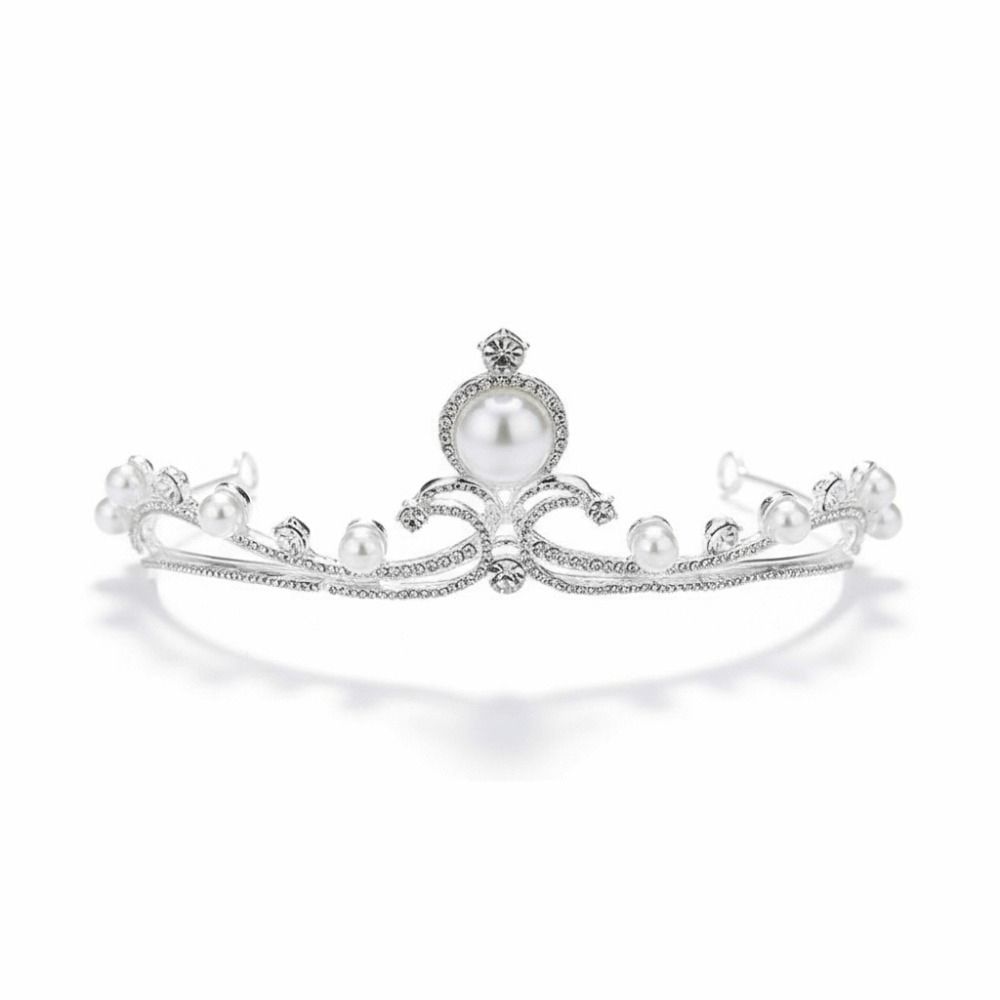 Crystal Rhinestone Rhinestone Tiara Alloy Material Princess Crown Wedding Bride Crown Prom Event