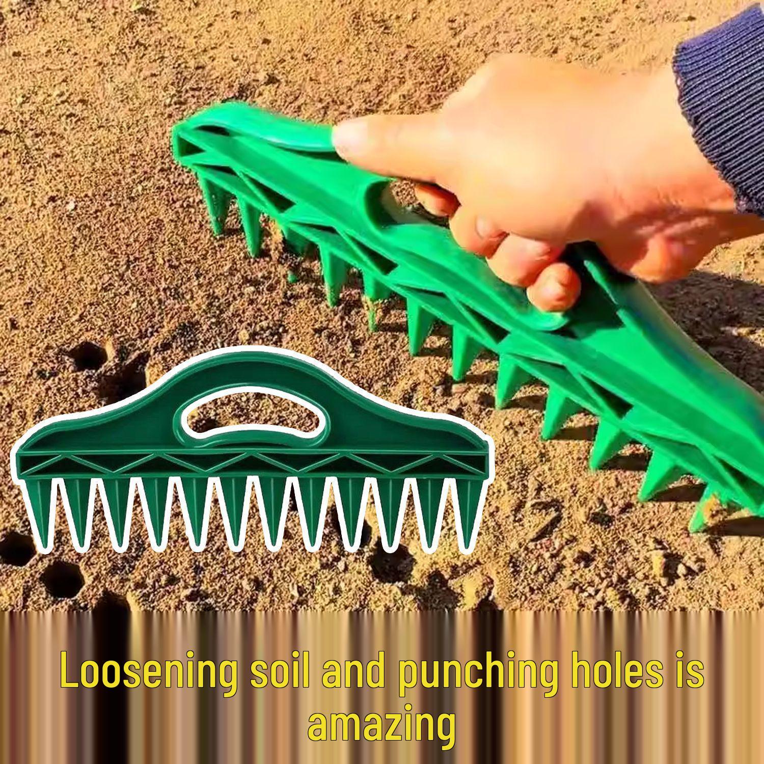 

Инструмент для разметки расстояния между семенами в саду - Ручной пробойник почвы для эффективной посадки овощей 1 pack