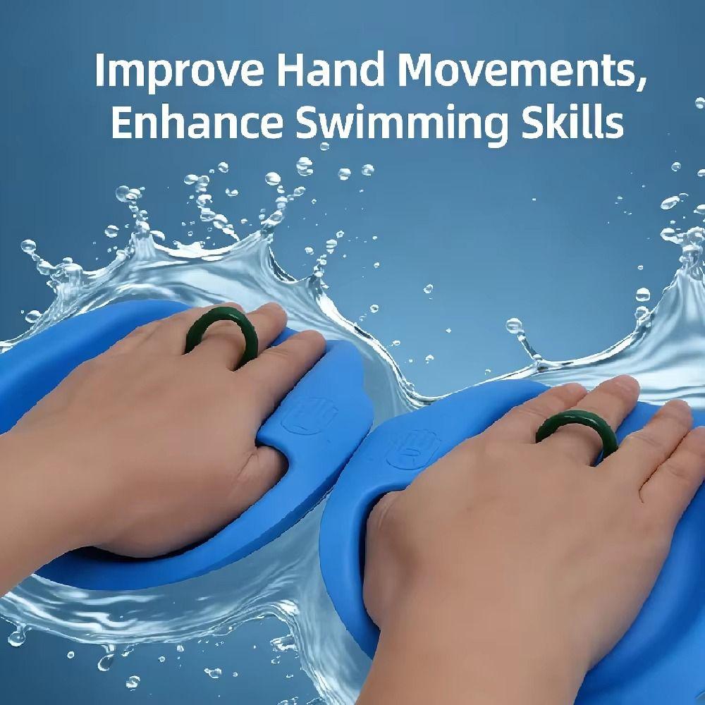Adjustable Swim Paddles Lightweight Swim Flippers Comfortable Swimming Hand Paddles Fitness Swim