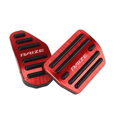 LEXLEYS Compatible Toyota RAIZE A200 Series A210 Series November Aluminum Pedal Accelerator Brake Cover No Tools Required Cover Rubber Custom Dress Up