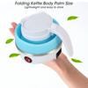 Mini Electric Kettle Silicone Electric Pot Portable Teapot Water Heater Outdoor Travel Home Tea Pot Water Kettle for Camping