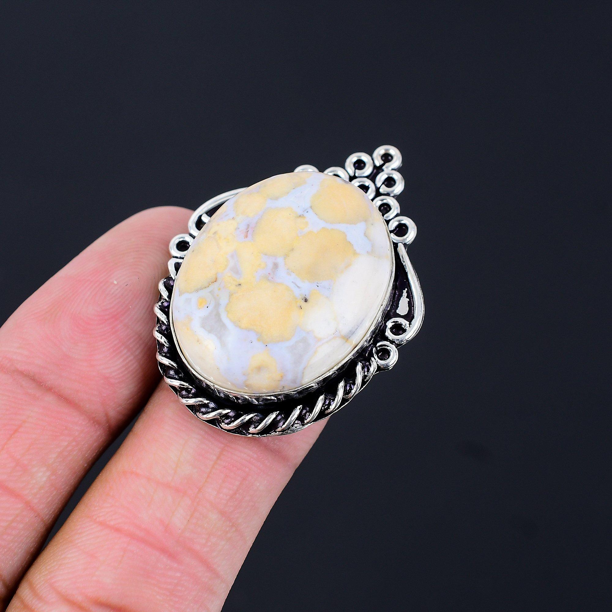 Gift For Her 925 Silver Natural Cobra Jasper Gemstone Promise Ring Size 6.5 6.5