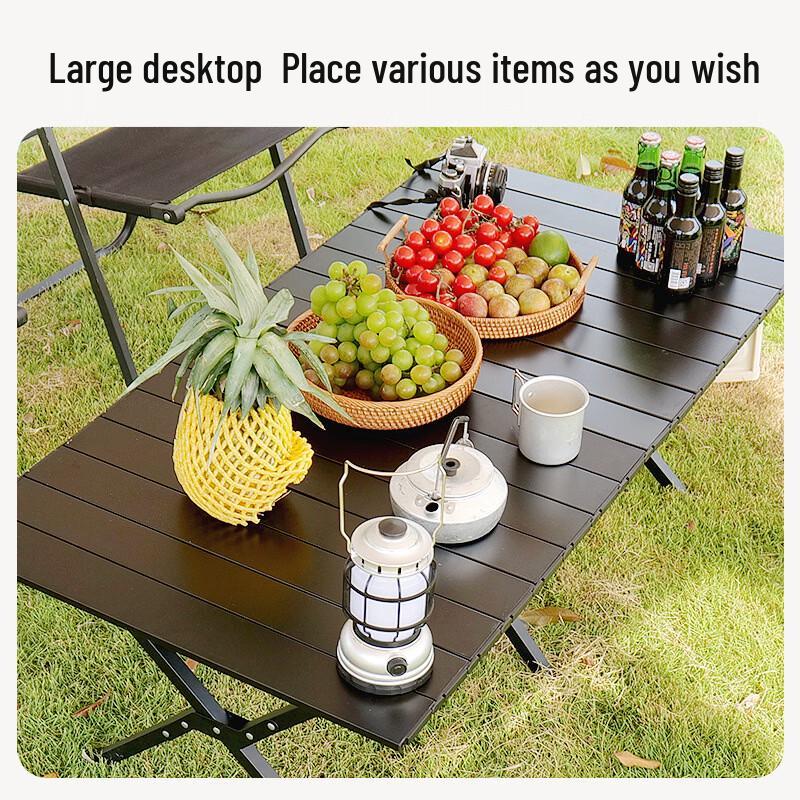 ZISIZ Portable Outdoor Roll-Up Table