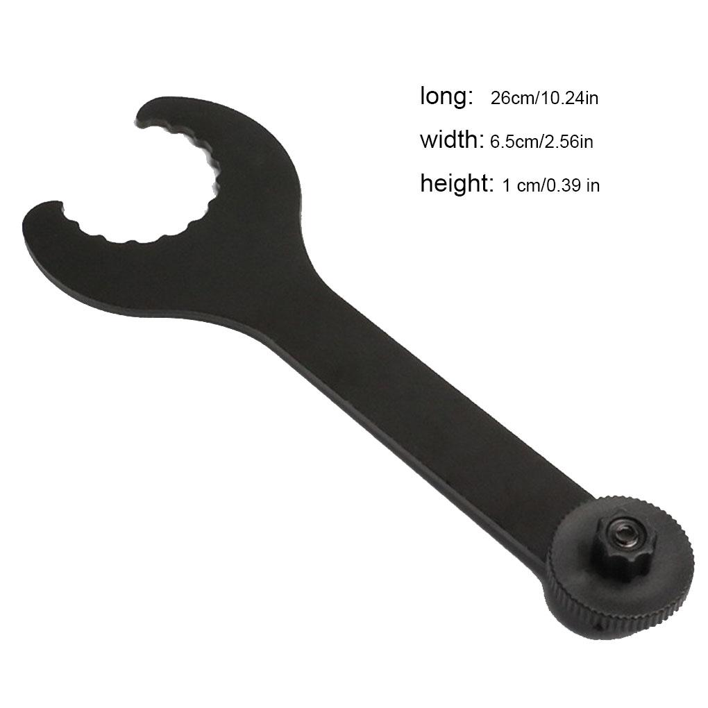 Integrated Central Shaft Wrench Stainless Steel Bike Single Head Spanner Mountain Bicycles Road Cycling Riding Tools