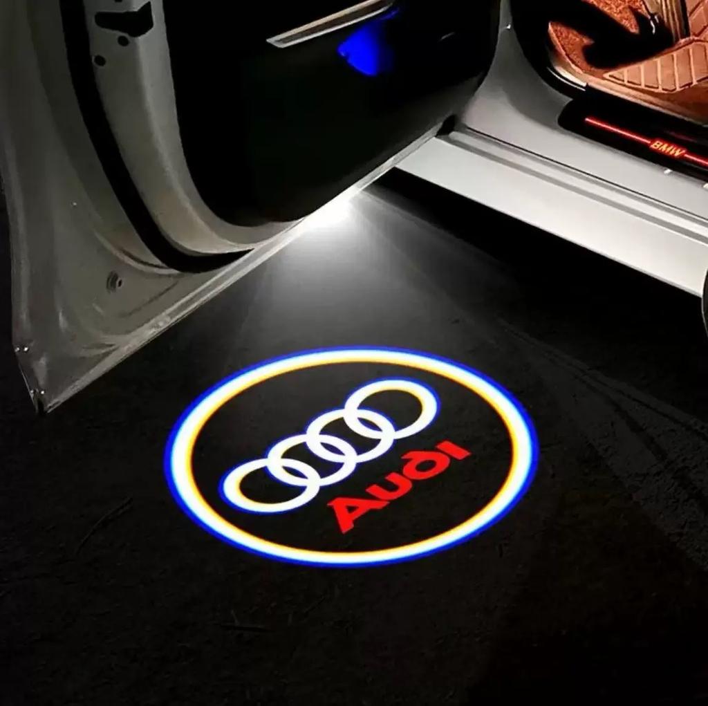 Led Car Door Logo Welcome Light For Audi A1 A3 A4 A5 A6 A7 A8 B5 B6 B7 R8 B9 Q3 Q5 Q7 S6 TT S3 S6 C5 C6 C7 A7 RS RS4 RS5 RS6