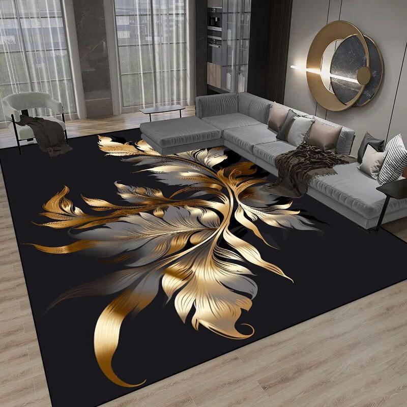 3D Luxury Modern Living Room Carpet Decoration Big Size Area Rugs for Bedroom Bedside Rug Home Decor Non Slip Floor Mat Washable