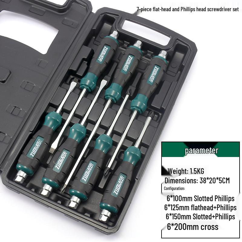 

Flower-Shaped Flat-Head Phillips & Hex Torx Screwdriver Set for Auto Repair & Home Use