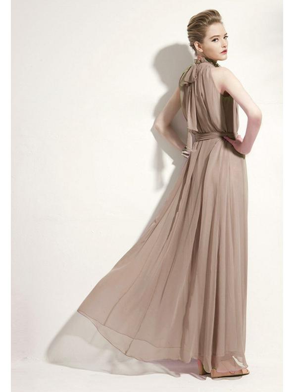 Women's Extra Long Fairy Beach Dress - Summer Chiffon, Plus Size, Spaghetti Strap