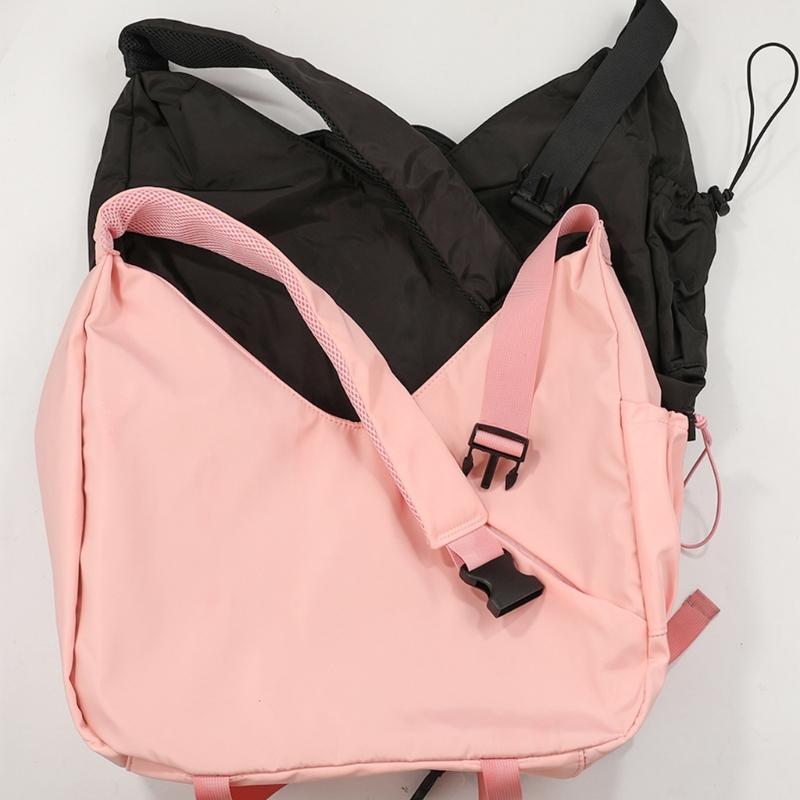 Women Shoulder Yoga Bag Featuring Dry Wet Separation Technology Polyester Texture Ergonomic Design Fashionable Look