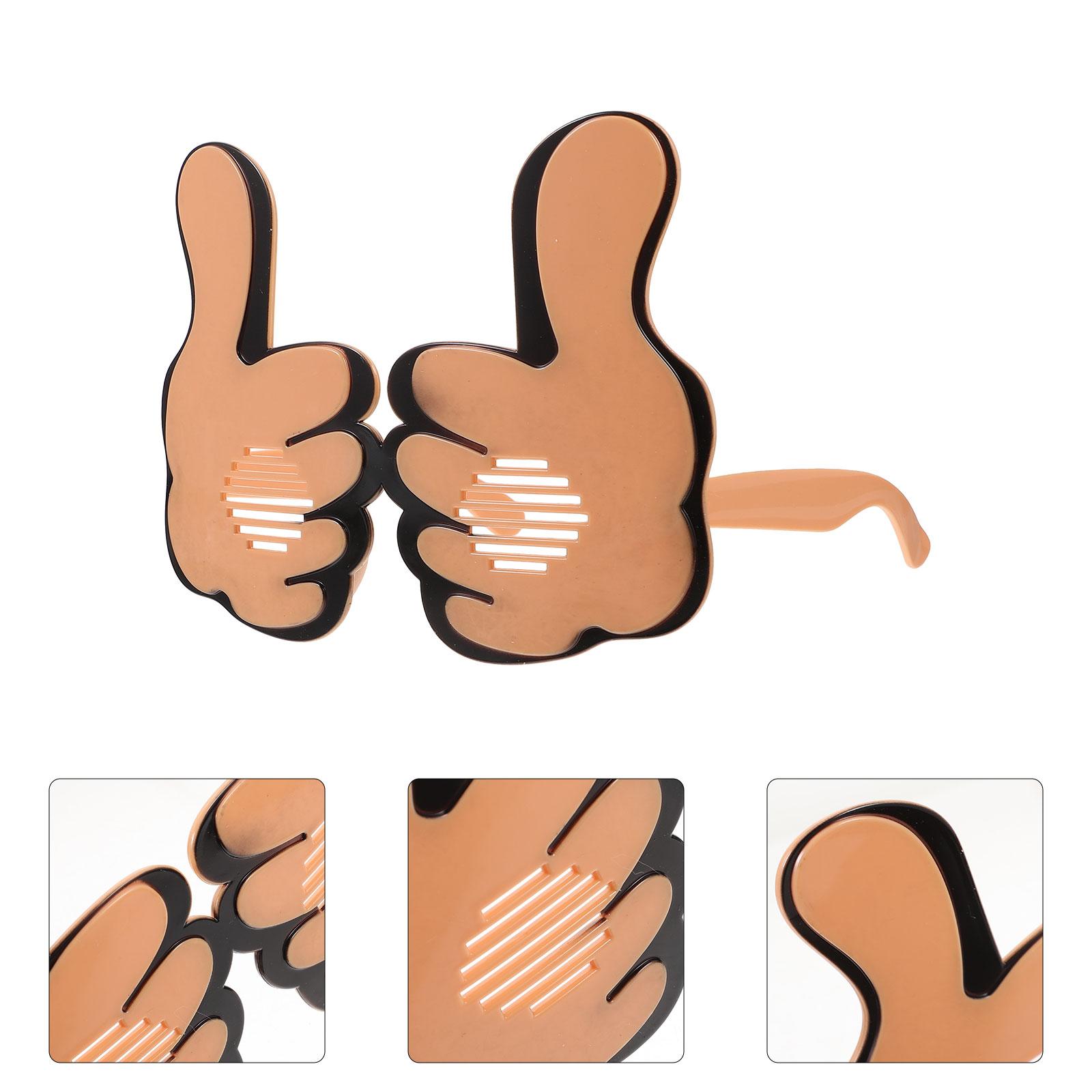 

Очки Палец вверх Смешная маска Гавайские солнцезащитные очки Прикольные Милые Персонализированные Креативные Украшения для пляжной вечеринки