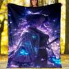 Demon Slayer Shinobu Kocho Printed Throw Blanket—soft,warm;versatile Blanket for All Seasons—perfect As &air-conditioning Throw,nap Blanket