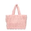 Autumn and winter new textured fashion hand carry plush women's bag casual portable tote bag
