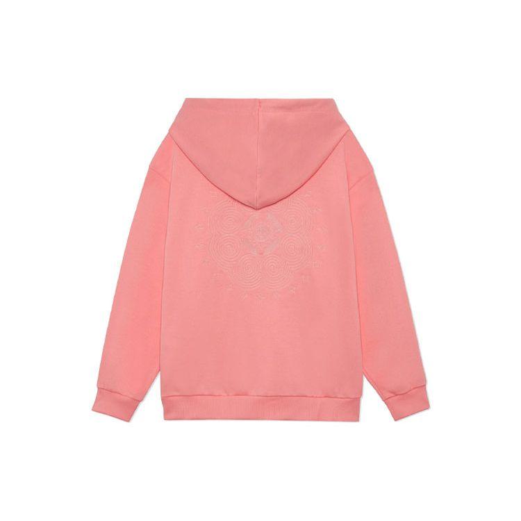 Li-Ning Trendy Music Festival Loose-Fit Hoodie Unisex Tops Pink AWDS220-6