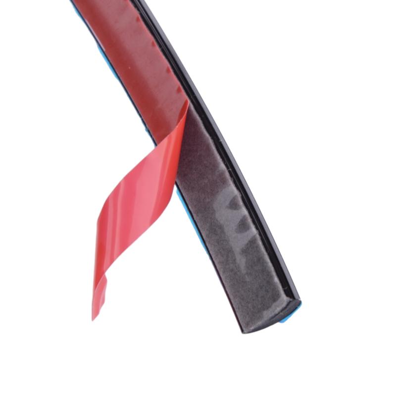 Black 3M*10mm Trim Molding Strip Decoration PVC for Car Body Door Side Protector Guard