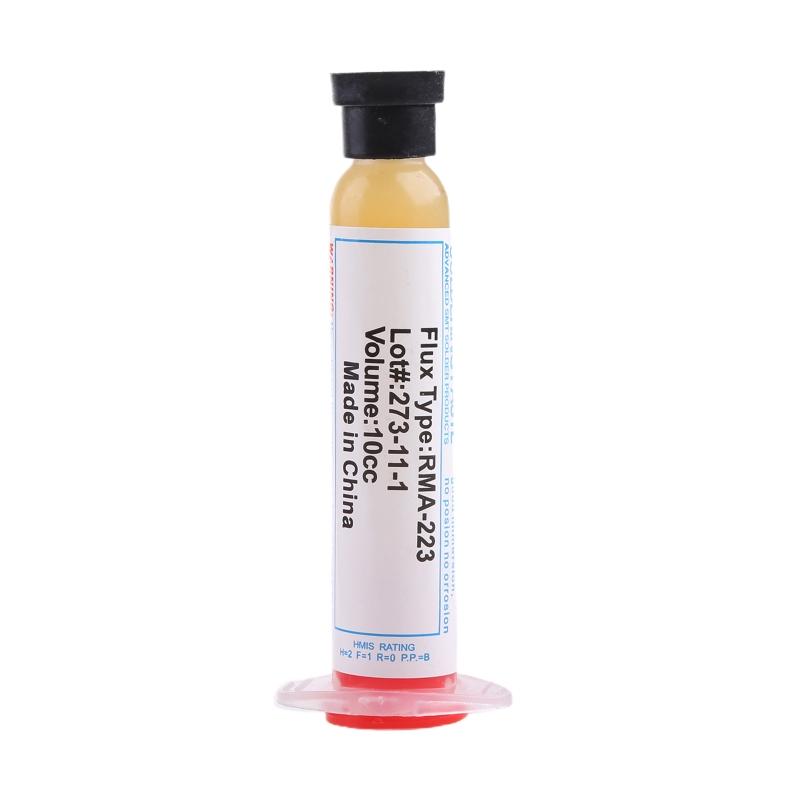 10cc Lead-free Solder Flux RMA-223 for Chips Computer Phone LED for BGA SMD PGA Repair Tool Scaling Powder DIY